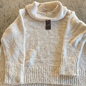 J. Jill Off-White Cowl Neck Sweater NWT!